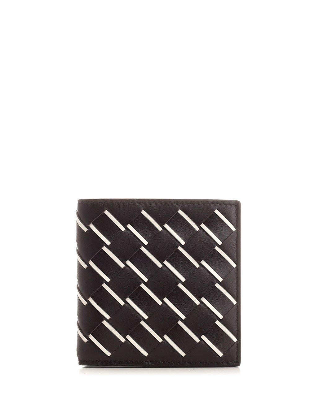 Bottega Veneta Men "Intrecciato" Bi-Fold Wallet