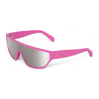 Celine Sunglasses Shield Full Rim, Shiny Zebra Frame and Smoke Lens CL40195I04A