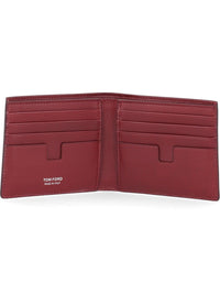 Tom Ford Tom Ford Men T Line Lizard-Effect Leather Wallet