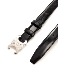 Celine Celine Men Medium Triomphe Belt In Taurillon Leather