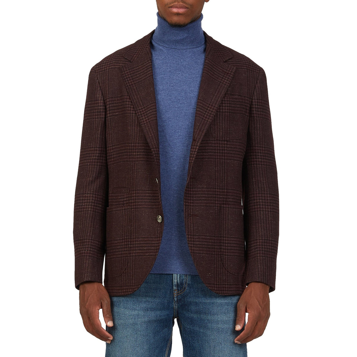 Brunello Cucinelli Brunello Cucinelli Tartan Wool Jacket Men