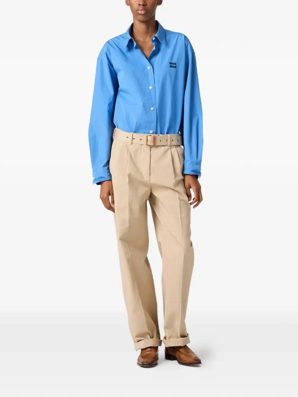 Miu Miu Women Gabardine Pants