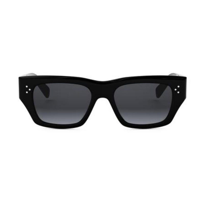 Celine Celine Sunglasses Square Full Rim, Black Frame and Grey Gradient Lens CL40297U01B