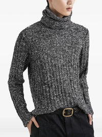 Dolce & Gabbana Men Long Sleeve Turtle-Neck Sweater