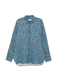 Dries Van Noten Men Shiny Satin Shirt