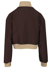 Miu Miu Women Blouson In Kid Mohair