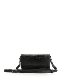 Celine Women Crocodile-Print Leather Bag
