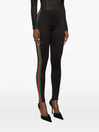 Gucci Gucci Women Technical Jersey Leggings With Web Insert