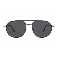 Tom Ford Tom Ford Sunglasses Aviator Full Rim, Matte Black Frame and Smoke Lens FT077202A