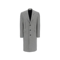 Alexander Mcqueen Pied-De-Poule Wool Coat Men