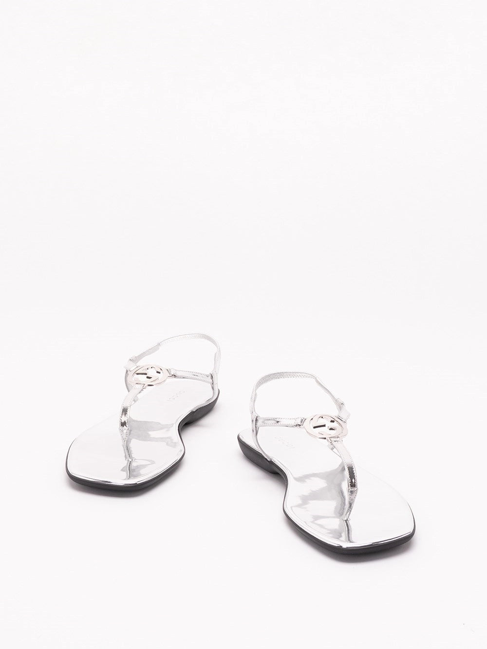 Gucci Women Thong Sandal With Interlocking G