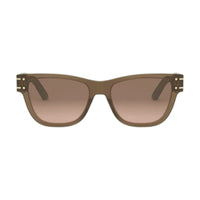 Dior Dior Sunglasses Square Full Rim, Shiny Brown Frame and Brown Gradient Lens DIORSIGNATURES6U64F1