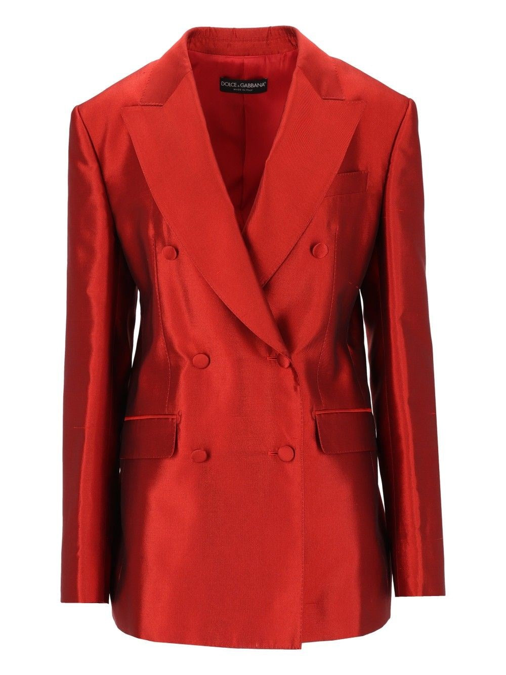 Dolce & Gabbana Women Double-Breasted Mikado Jacket