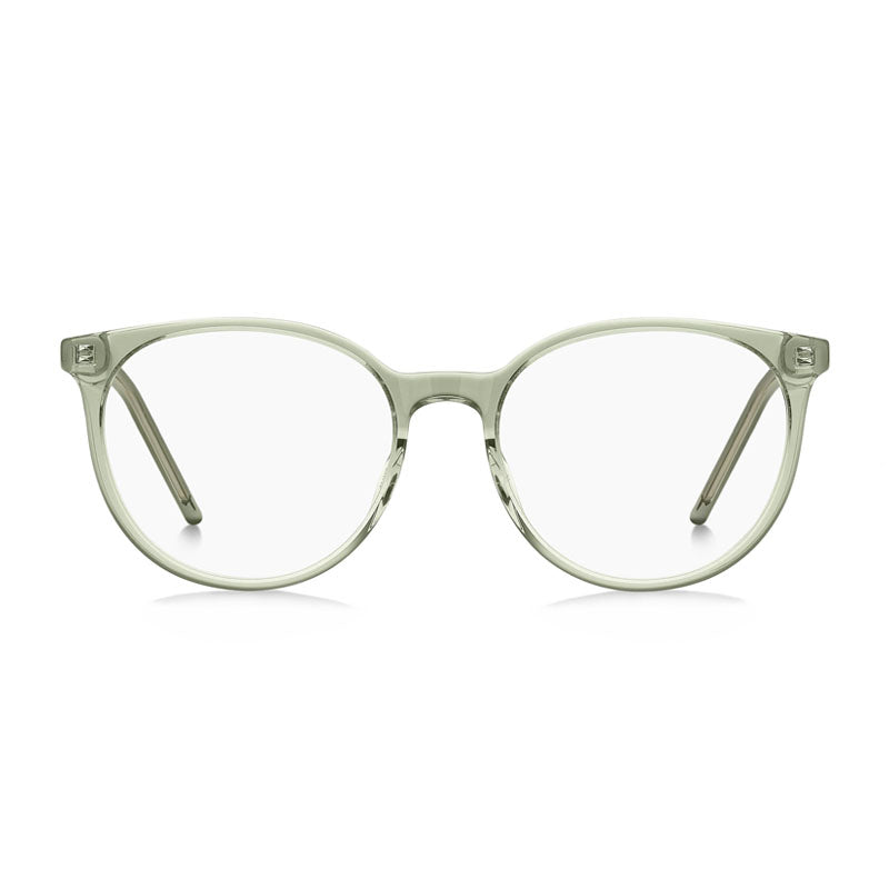 Marc Jacobs Marc Jacobs Eyeglasses Round Full Rim, Champagne Frame and Clear Demo Lenses Lens MARC5110HAM00