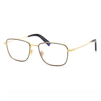 Tom Ford Tom Ford Eyeglasses Square Full Rim, Shiny Black Enamel Frame and Clear Demo Lenses Lens FT5748-B001