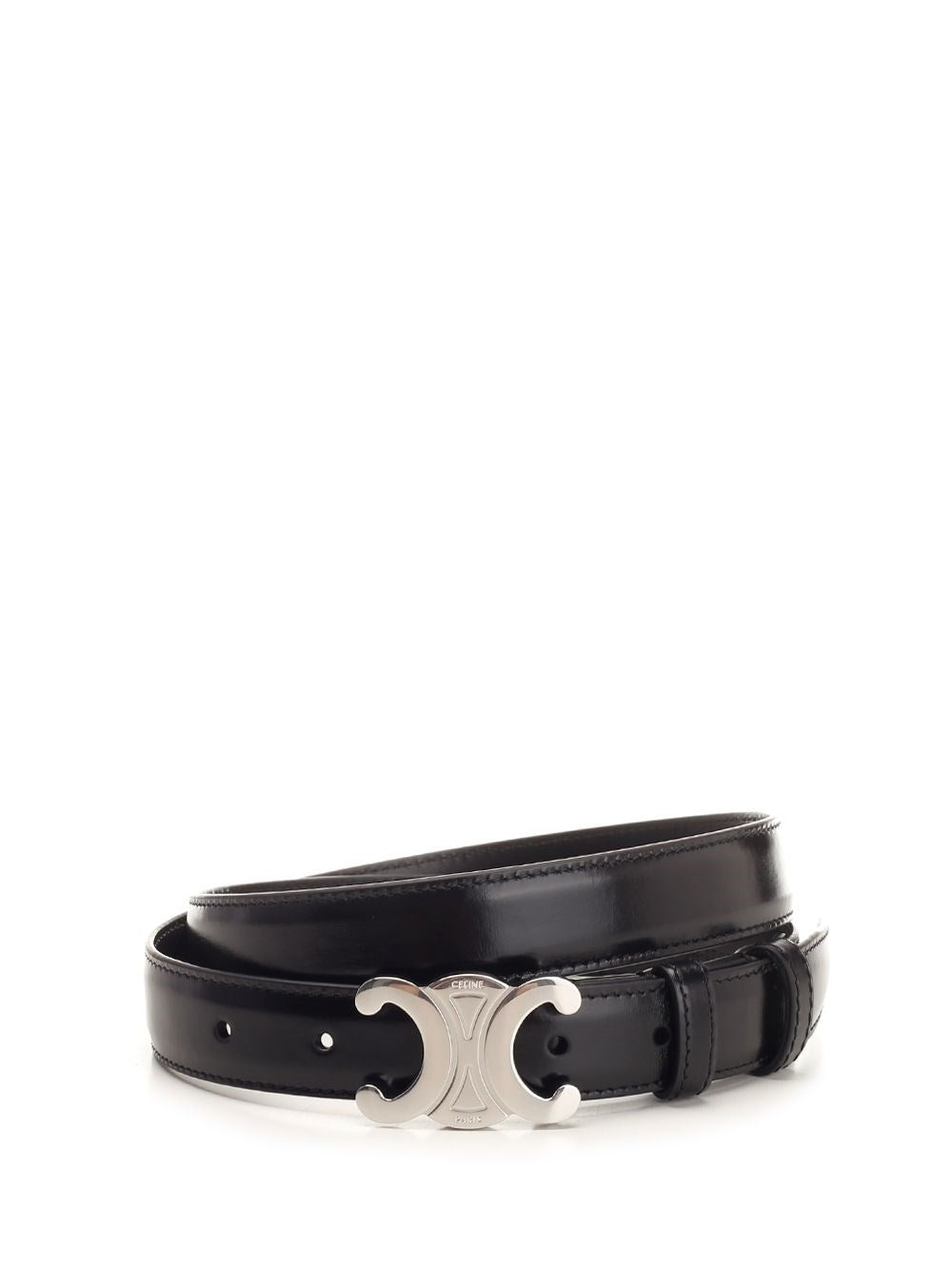 Celine Celine Men Medium Triomphe Belt In Taurillon Leather