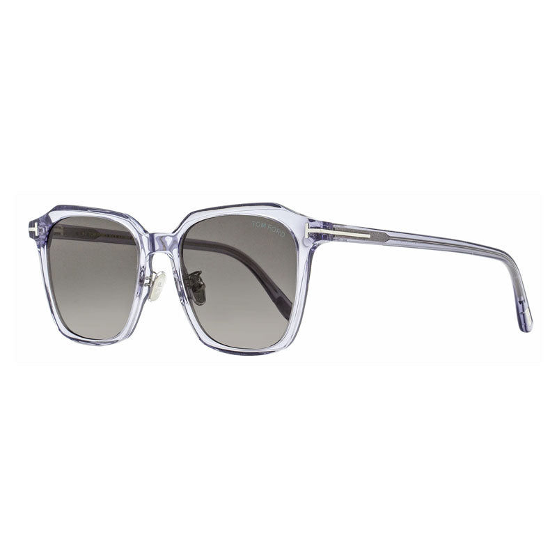 Tom Ford Sunglasses Square Full Rim, Transparent Grey Frame and Smoke Gradient Lens FT0971-K20B
