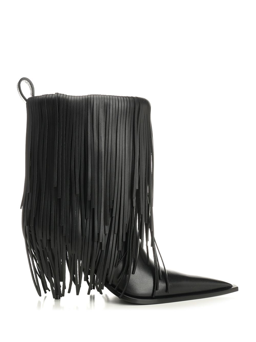 Balenciaga Balenciaga Women Avenue Fringe Ankle Boots