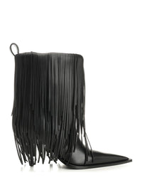 Balenciaga Balenciaga Women Avenue Fringe Ankle Boots