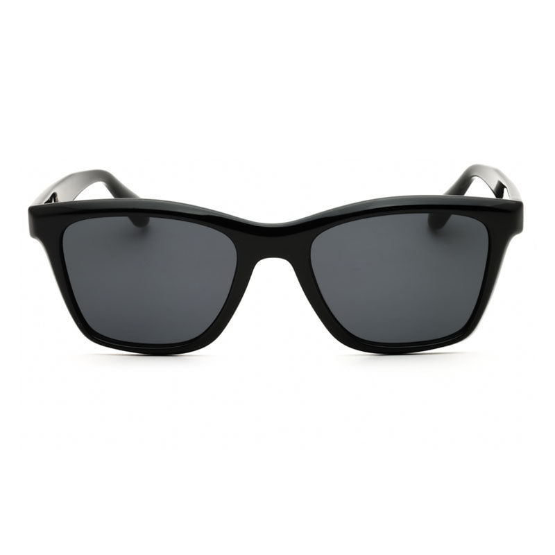 Salvatore Ferragamo Sunglasses Square Full Rim, Black Frame and Blue Grey Lens SF2001S001