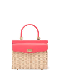 Rodo Rodo Women Wicker And Leather Medium Handbag