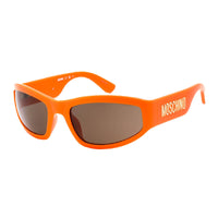 Moschino Sunglasses Rectangle Full Rim, Matte Lime Frame and Green Lens MOS164/S04ANQT