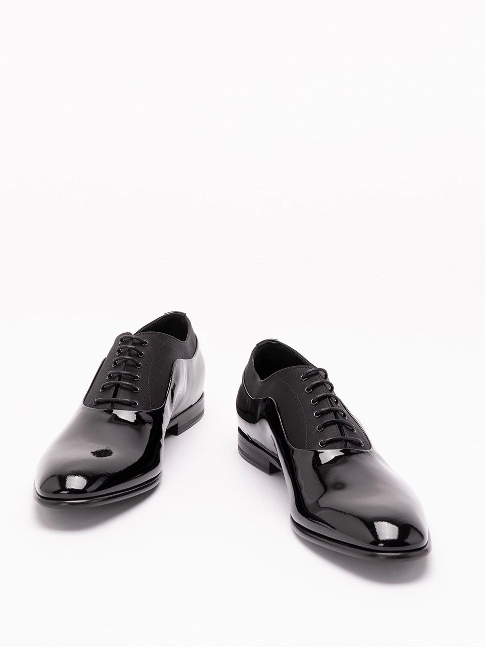 Dolce & Gabbana Men Patent Leather Lace-Up