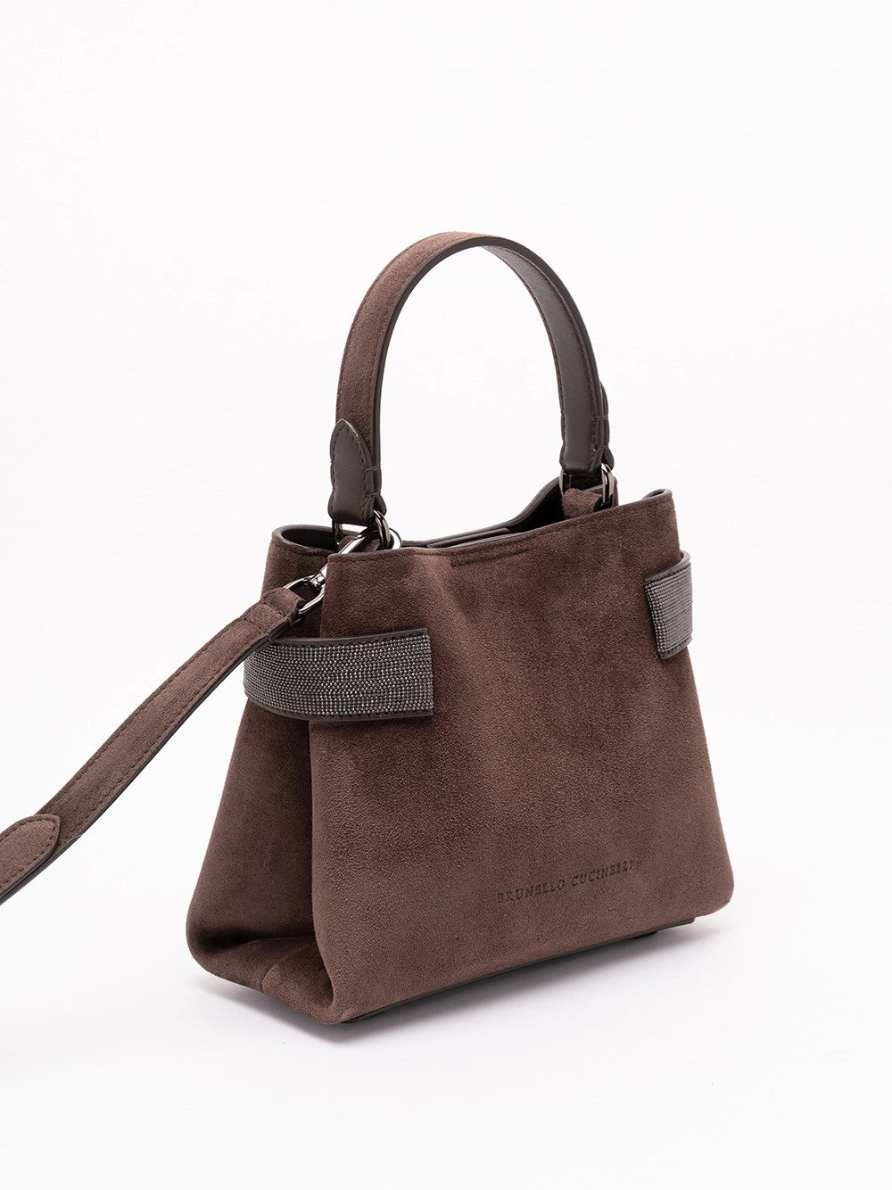 Brunello Cucinelli Women Small Soft Velour Crossbody Bag