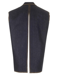 Etro Women Denim Waistcoat