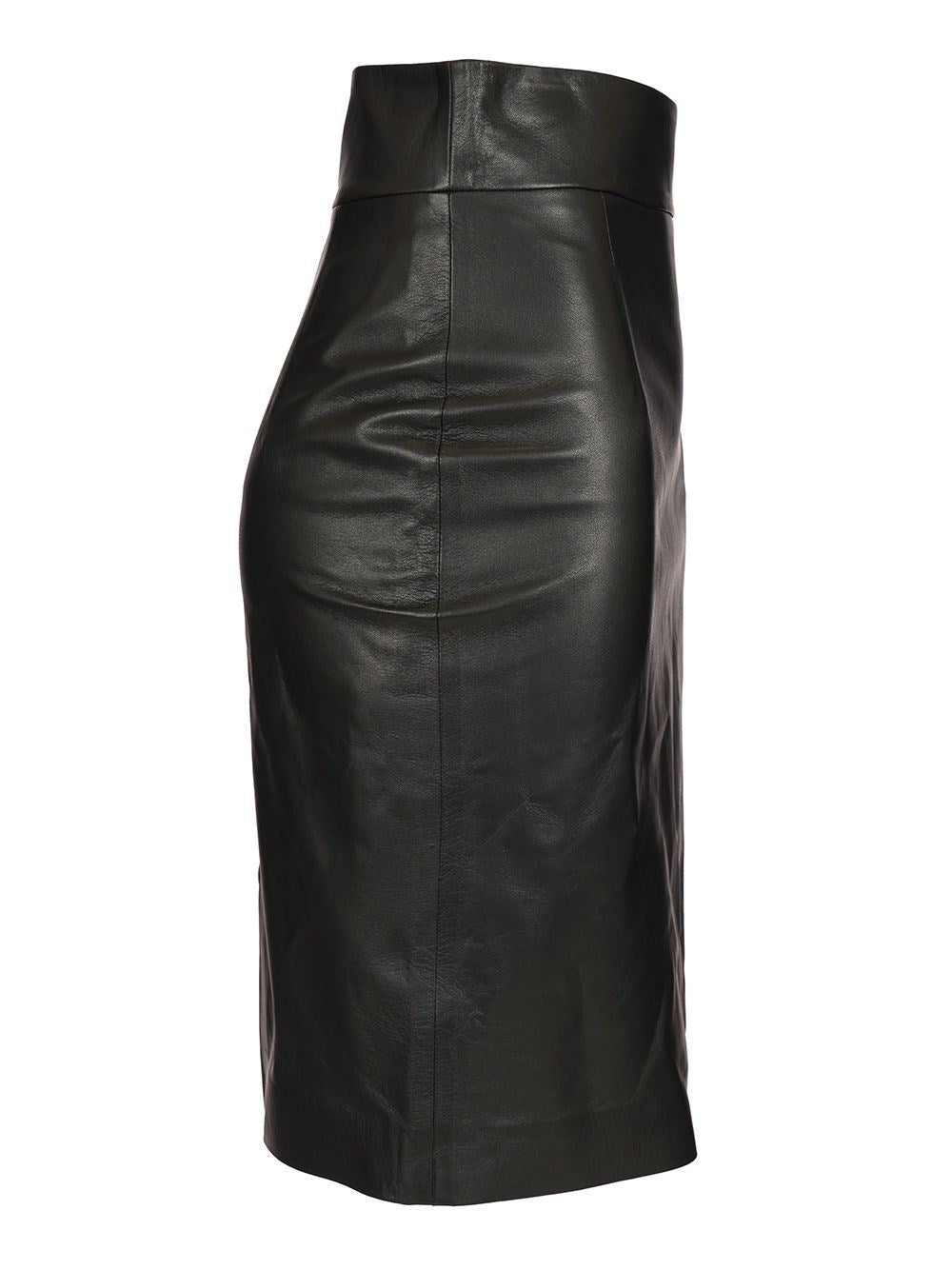 Tagliatore Women Suede Midi Skirt