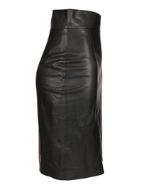 Tagliatore Women Suede Midi Skirt