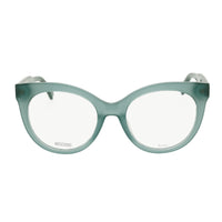 Moschino Eyeglasses Round Full Rim, Pink Frame and Clear Demo Lenses Lens MOS613035J00