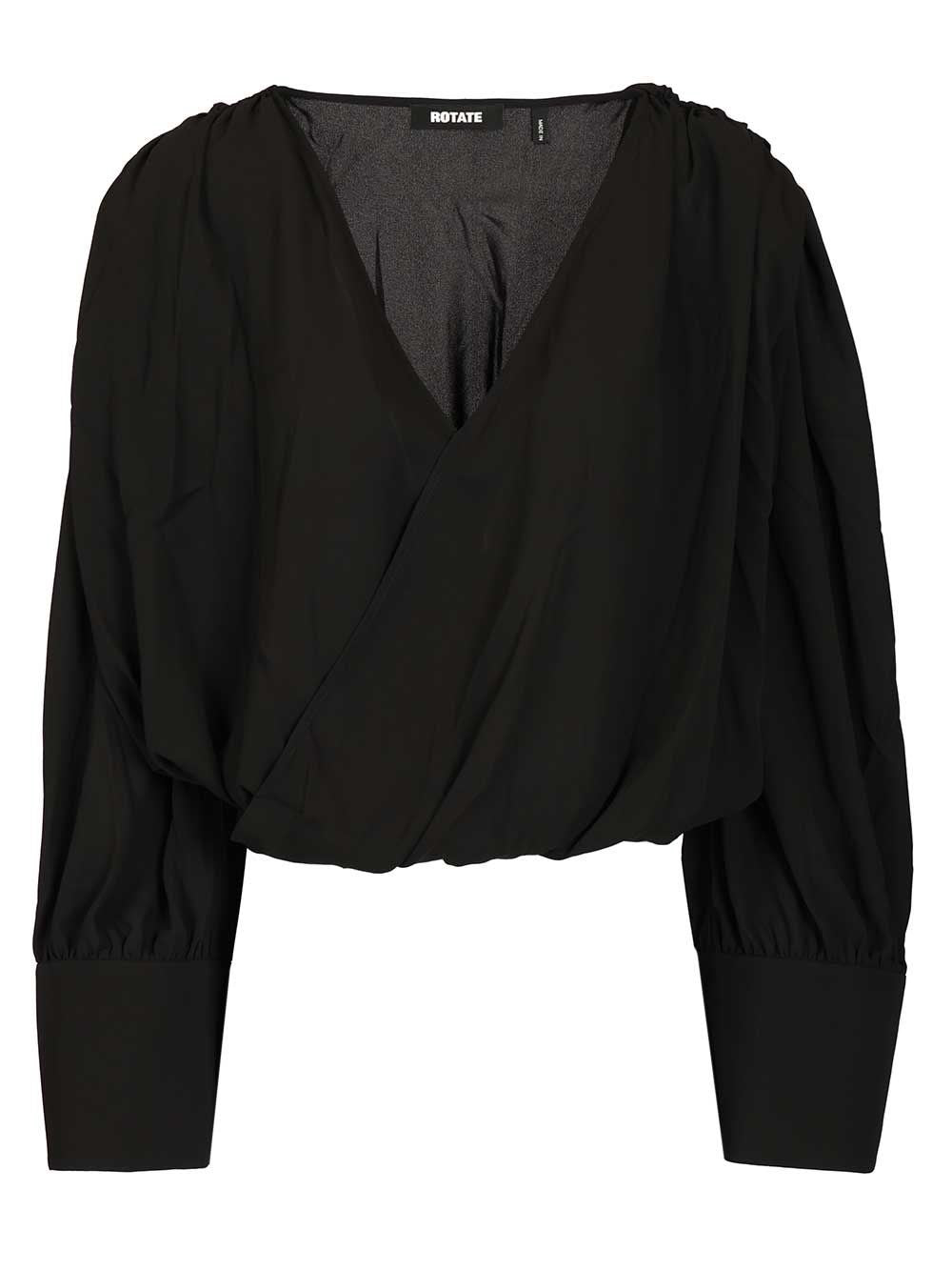 Rotate Women Long Sleeve V-Neck Top