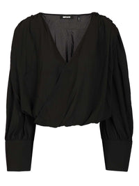 Rotate Women Long Sleeve V-Neck Top
