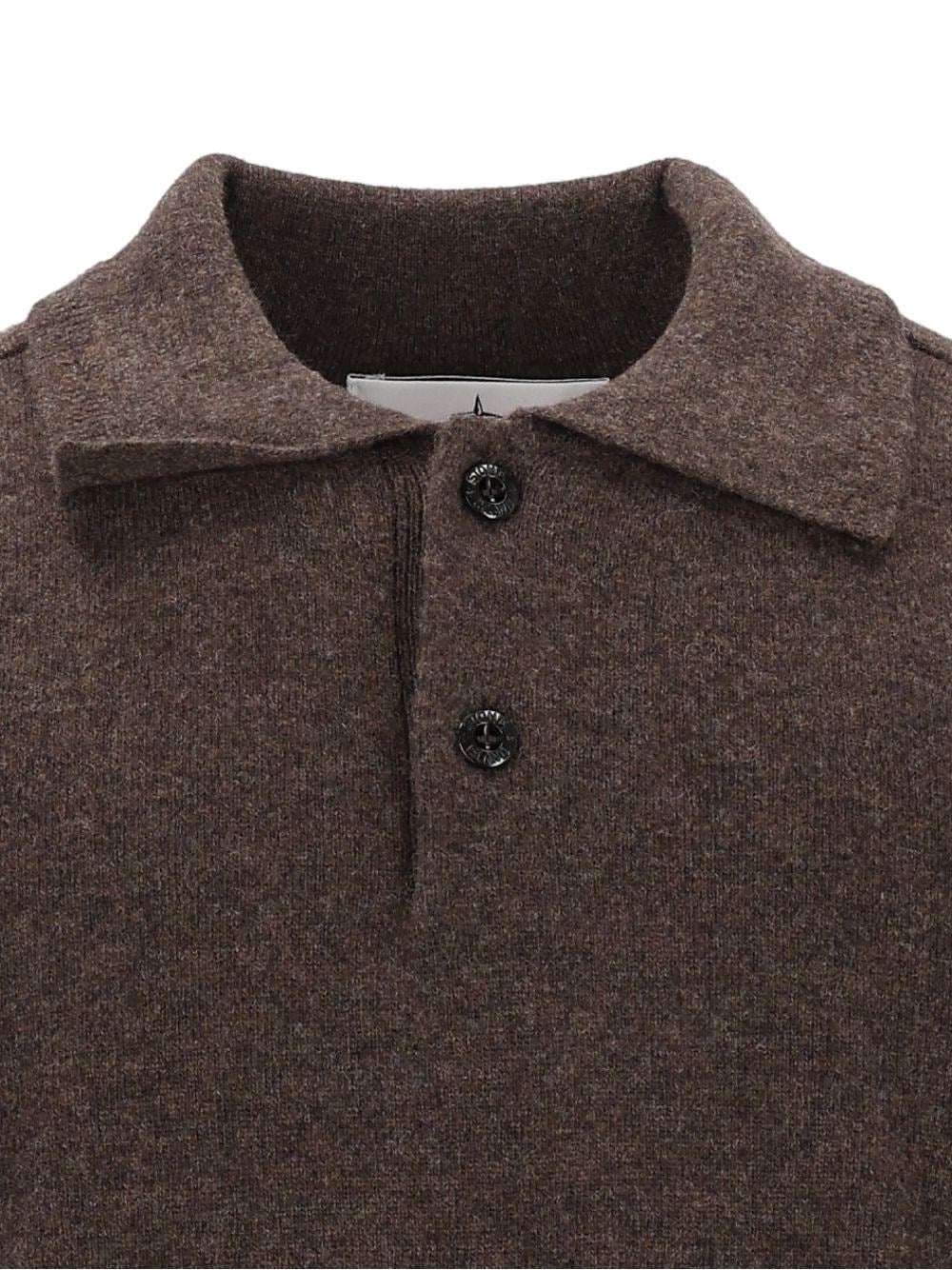 Stone Island Men Rws Geelong Lightweight Wool Polo Sweater