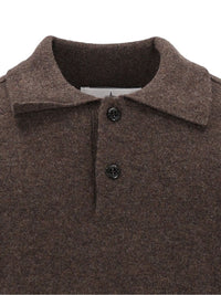 Stone Island Men Rws Geelong Lightweight Wool Polo Sweater