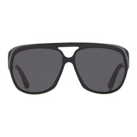 Tom Ford Sunglasses Browline Full Rim, Matte Black Frame and Smoke Gradient Lens FT110302A