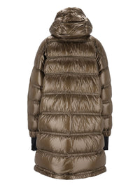 Moncler Grenoble Women "Rochelairs" Long Hooded Down Coat