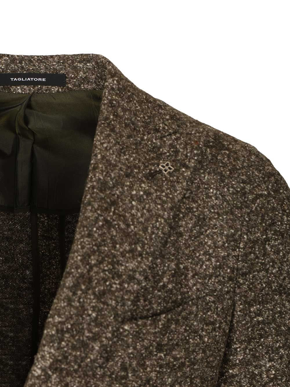 Tagliatore Men Blazer In Wool And Silk Jersey