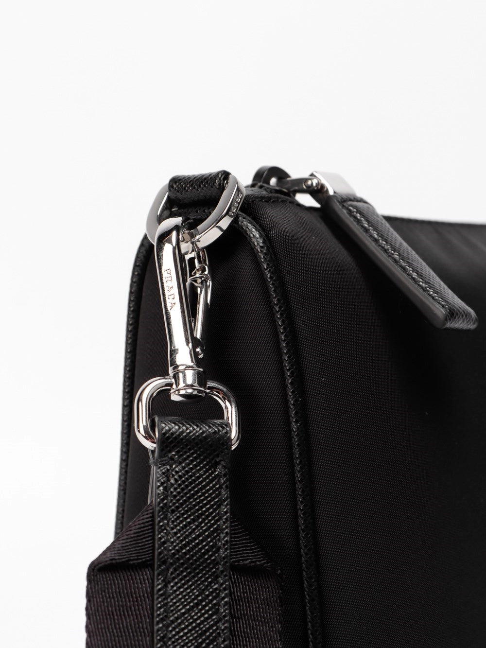 Prada Men Re-Nylon And Saffiano Leather Shoulder Bag