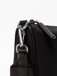 Prada Men Re-Nylon And Saffiano Leather Shoulder Bag
