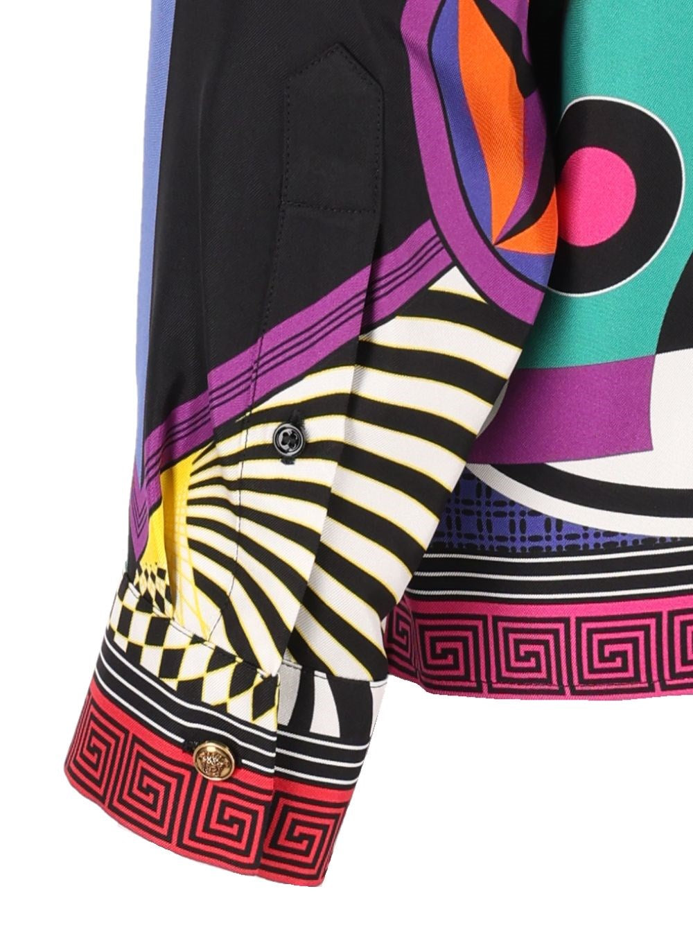 Versace Women Printed Silk Twill Shirt