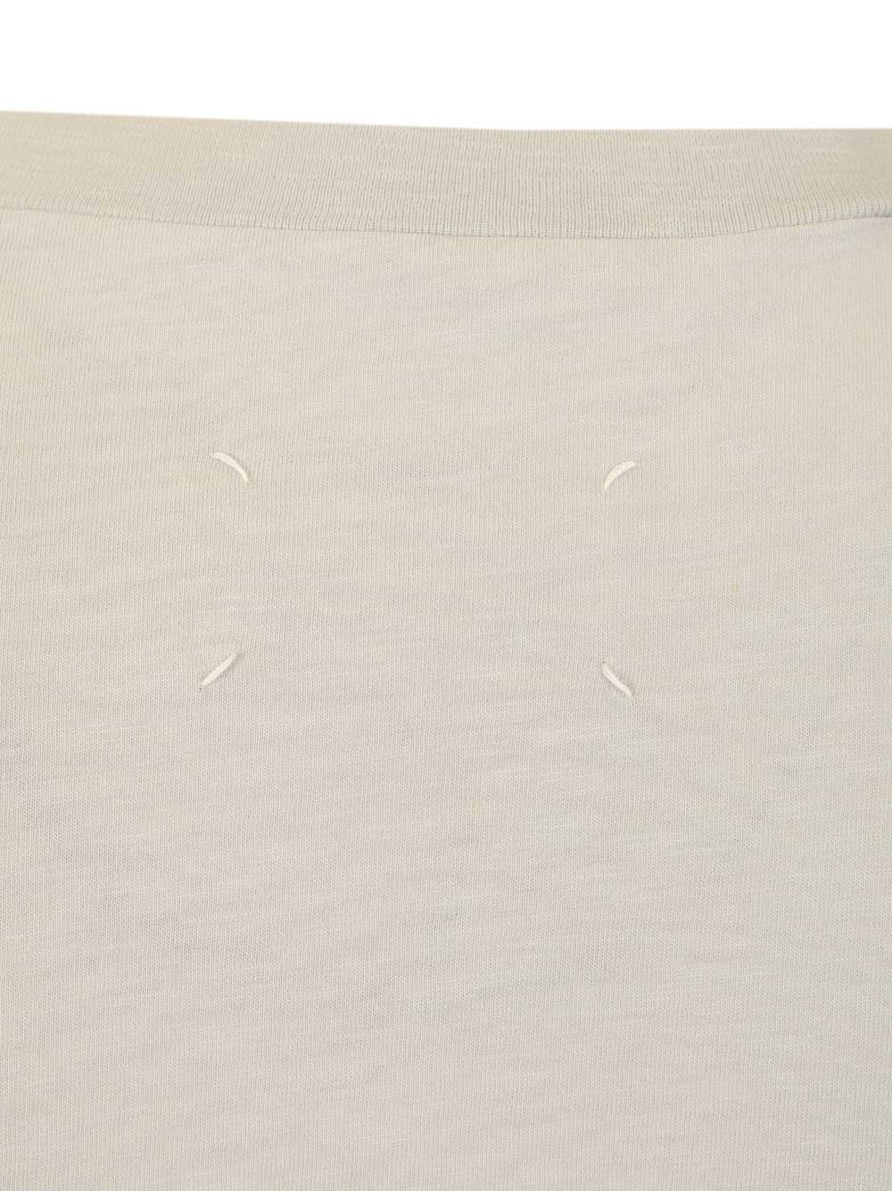Maison Margiela Men Embroidered Cotton T-Shirt
