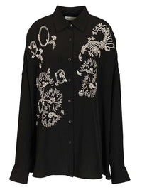 Dries Van Noten Dries Van Noten Women Oversized Shirt With Crystals