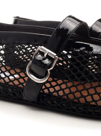Alaïa Women Mesh Strap Ballerina