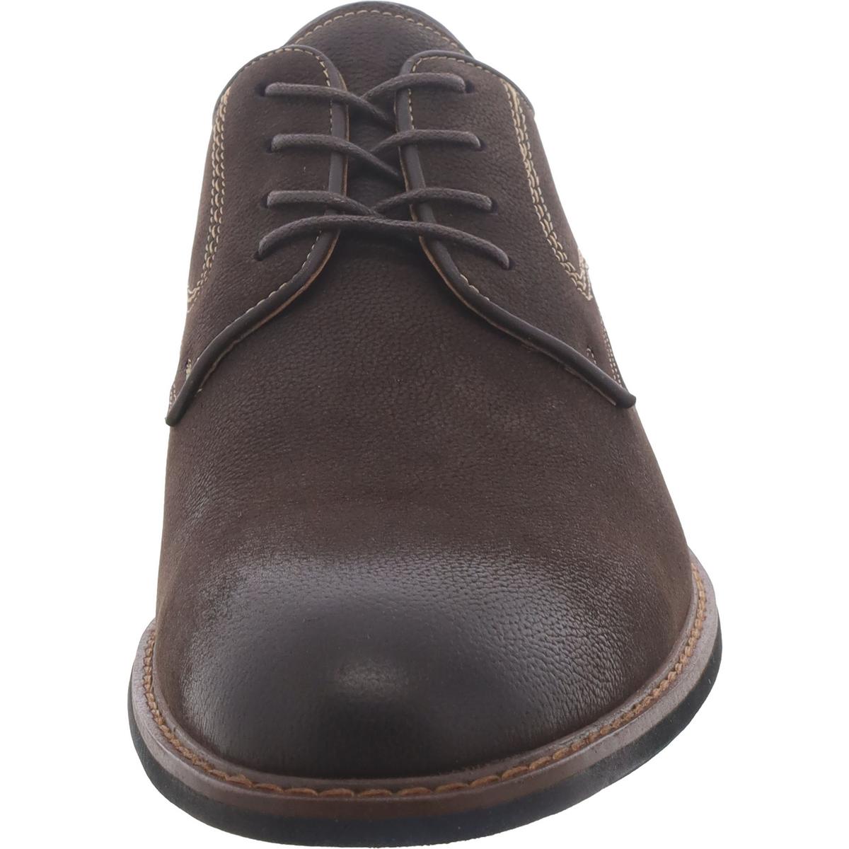 Bannon Mens Nubuck Lace-Up Derby Shoes