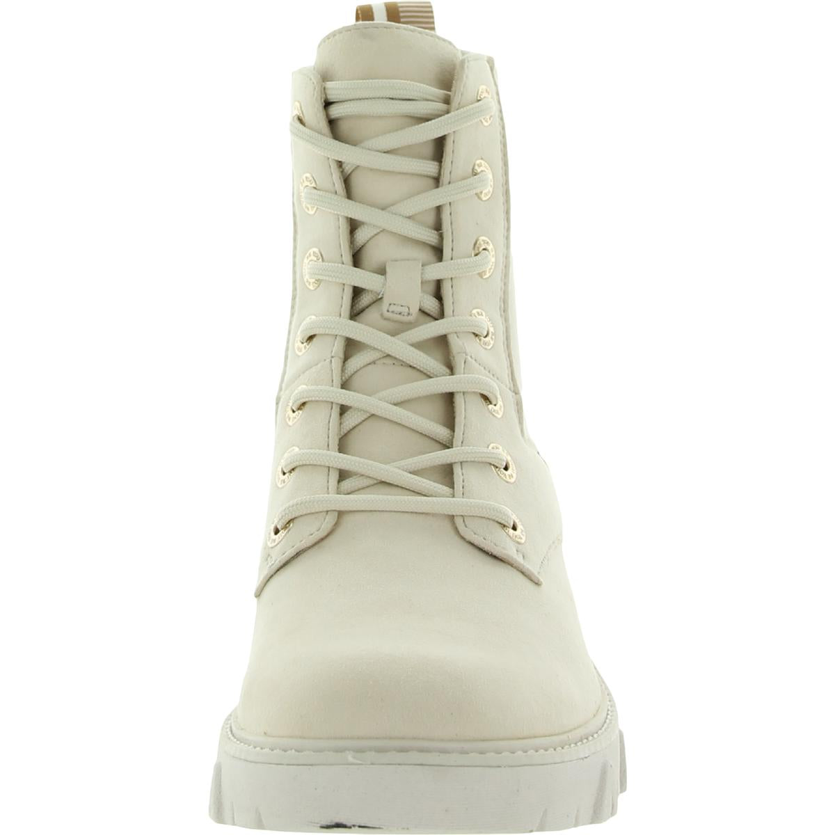 Hudson Womens Arch Support Ankle Combat & Lace-up Boots