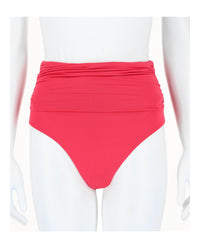 Stella McCartney Womens Draped High-Waist Bikini Bottoms Pink