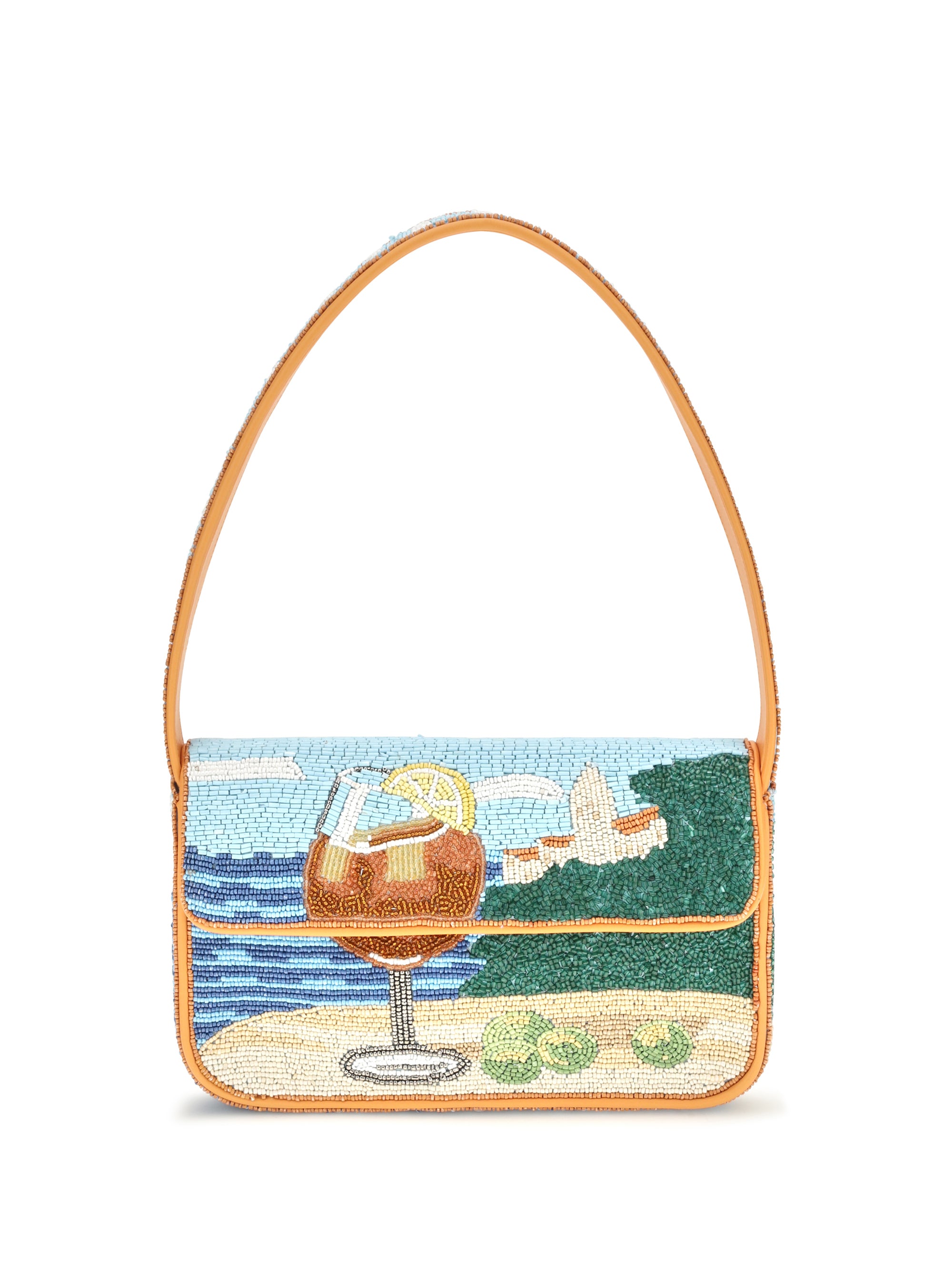 STAUD Staud Women Tommy Beaded Shoulder Bag