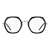 Marc Jacobs Eyeglasses Geometric Full Rim, Lilac/Gold Frame and Clear Demo Lenses Lens MARC7000BIA00